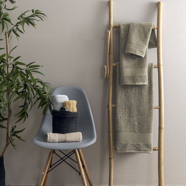 Πετσέτα Λουτρού Towels Collection 80x160 NAYA TAUPE Καφέ Palamaiki