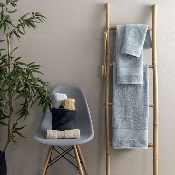 Σετ Πετσετες Towels Collection NAYA SILVER Γκρι Palamaiki