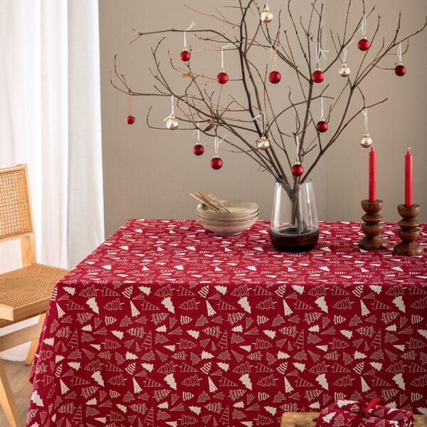 Τραπεζομάντηλο Christmas Collection 140x220 CC100 Κόκκινο Palamaiki