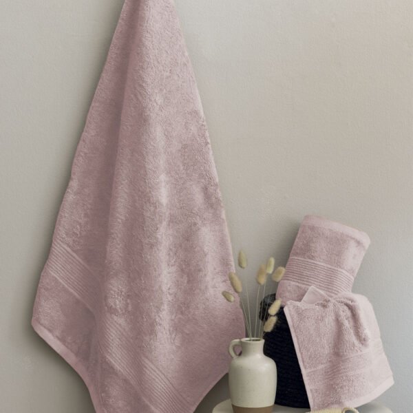 Πετσέτα Προσώπου Towels Collection 50x100 VINS ROSE Ροζ Palamaiki
