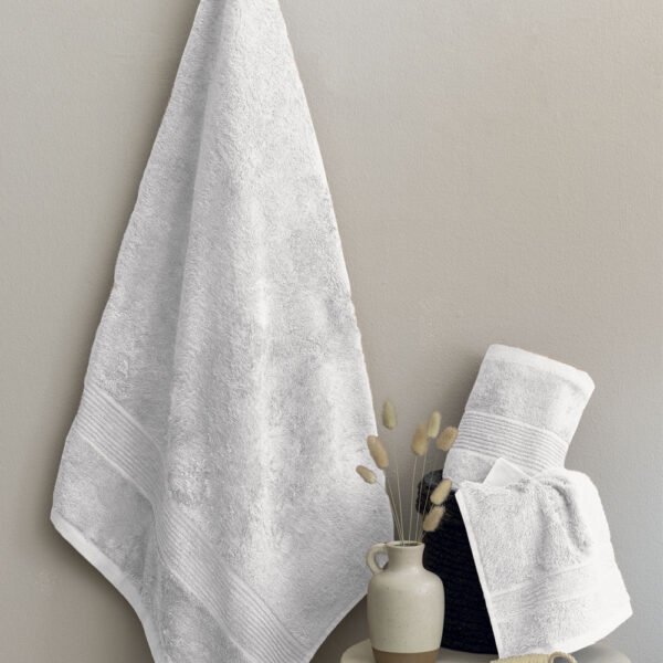 Πετσέτα Λουτρού Towels Collection 70x140 VINS WHITE Λευκό Palamaiki