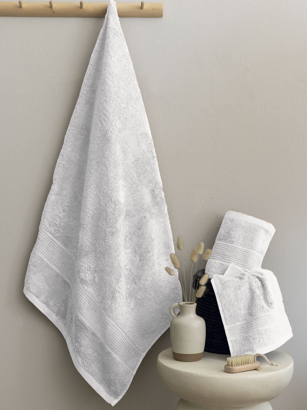 5205857300296_2 Πετσέτα Λουτρού Towels Collection 70x140 VINS WHITE Λευκό Palamaiki - Image 1