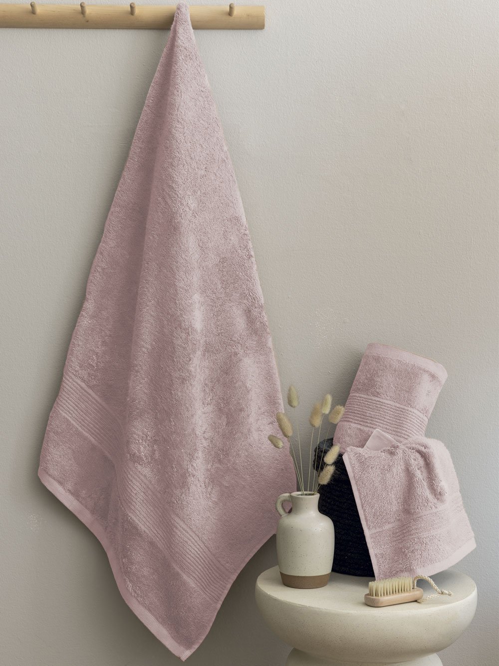 5205857300388_2 Σετ Πετσετες Towels Collection VINS ROSE Ροζ Palamaiki - Image 1