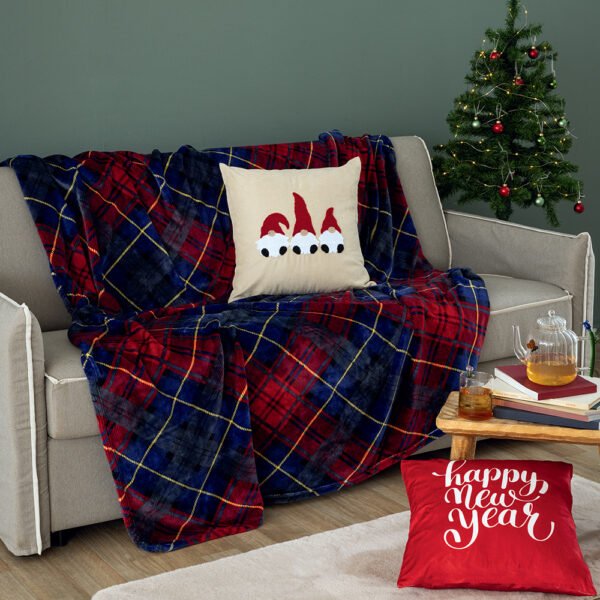 Κουβέρτα Fleece 160x220 CLAUS Μπλε Palamaiki