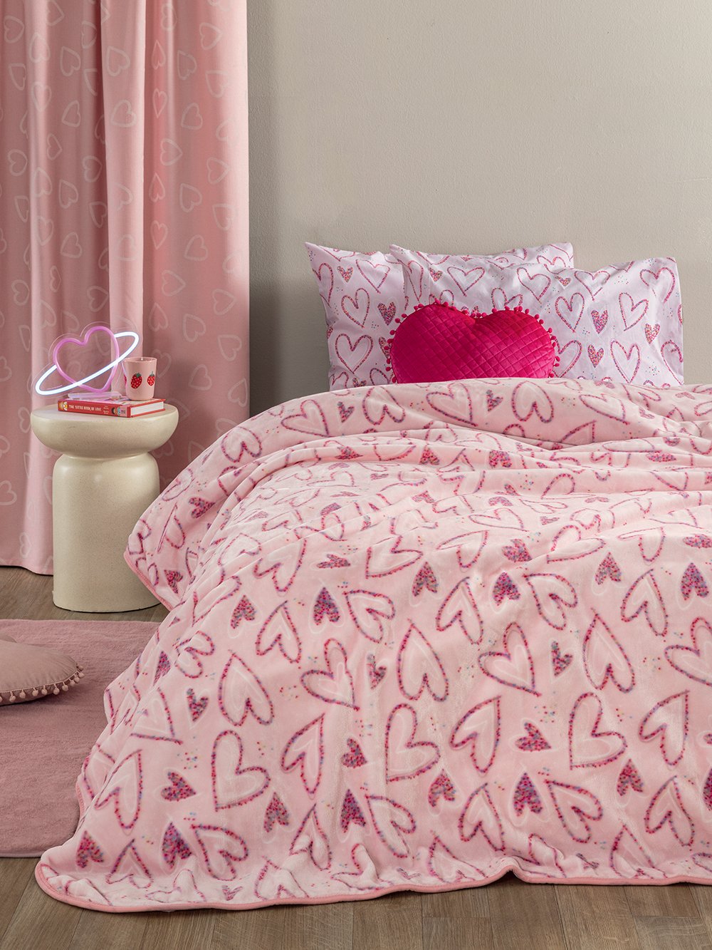 5205857300791_2 Κουβέρτα Αγκαλιάς Baby Blankets 80x90 BV-727 Ροζ Palamaiki - Image 1