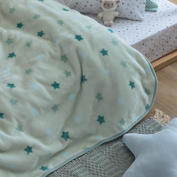 Κουβέρτα Αγκαλιάς Baby Blankets 80x90 BV-729 Γαλάζιο Palamaiki