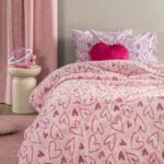 Κουβέρτα Κούνιας Baby Blankets 110x140 BV-727 Ροζ Palamaiki