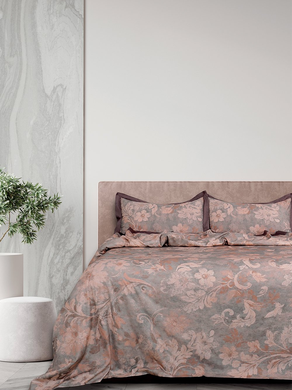 5205857302832_2 Σετ Υπέρδιπλα Σεντόνια Whisper 245x270 WH103 Εμπριμέ Palamaiki - Image 1