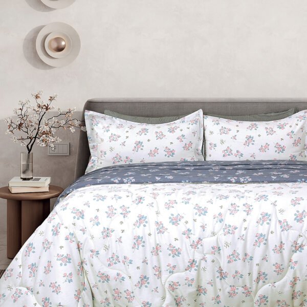 Σετ Πάπλωμα 230x250 & Σεντόνια Υπέρδιπλα Bed In A Bag B0700 Λευκό Palamaiki