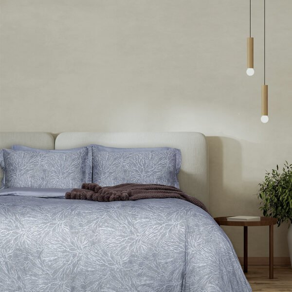 Σετ Υπέρδιπλα Σεντόνια Valery 245x270 VAL101 Γαλάζιο Palamaiki