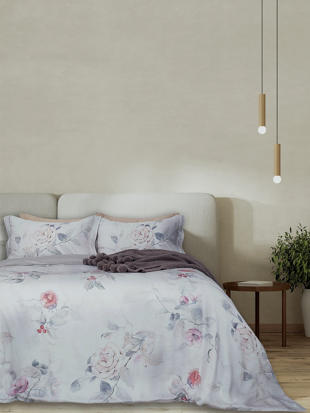 5205857302986_2 Σετ Υπέρδιπλα Σεντόνια Valery 245x270 VAL105 Λευκό Palamaiki - Image 1