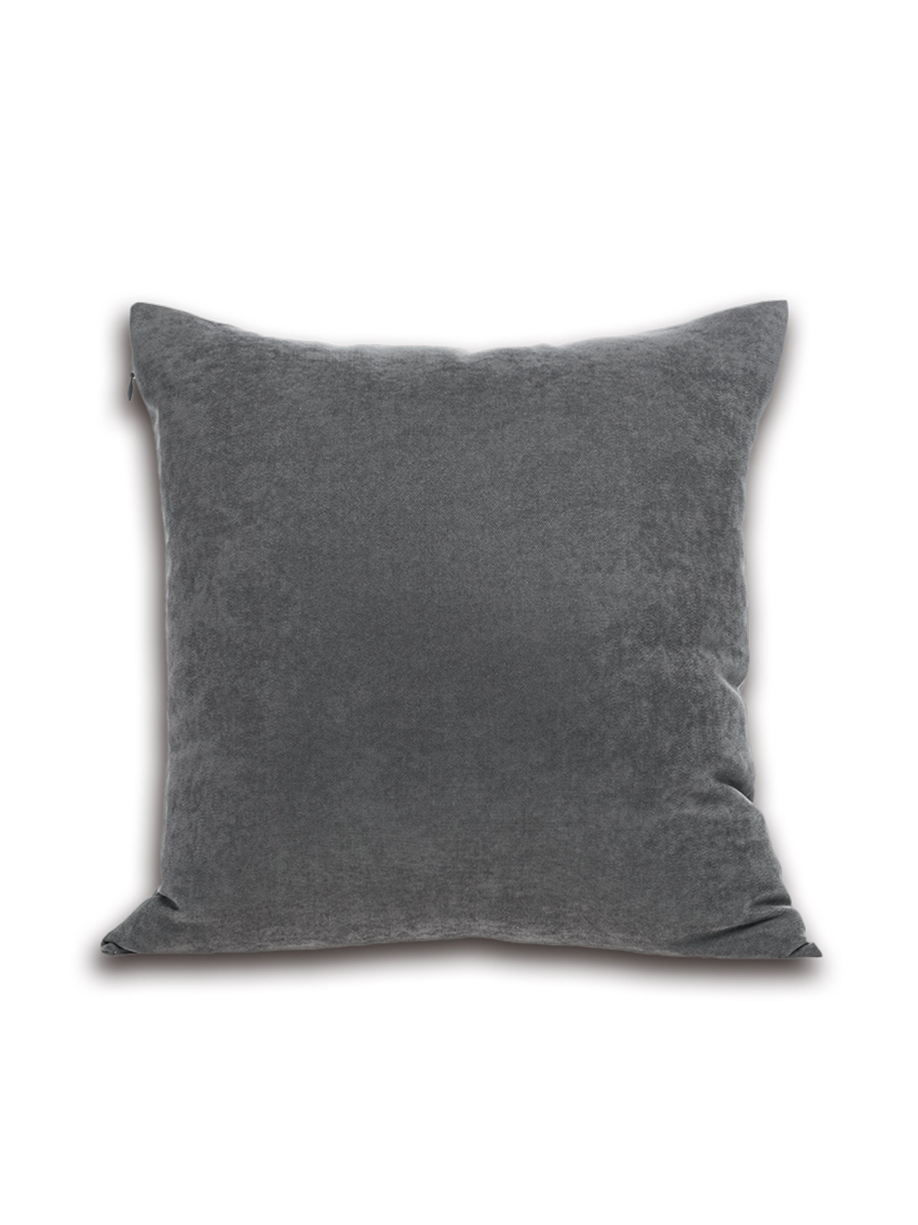 5205857303334_2 Διακοσμητική μαξιλαροθήκη 45x45 AS103 GREY Γκρι Palamaiki - Image 1