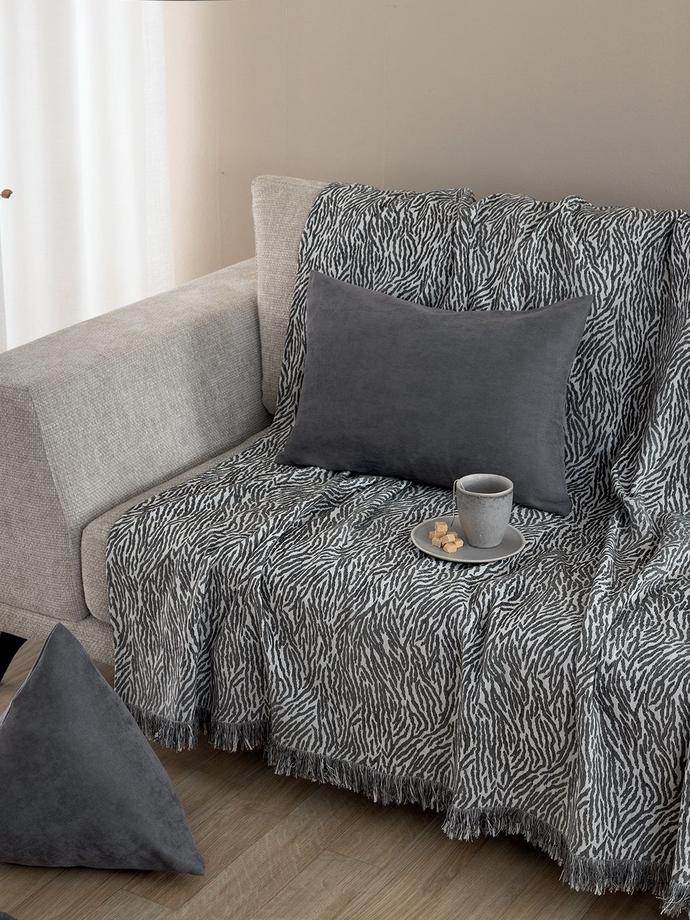 5205857303570_3 Ριχτάρι Τετραθέσιου Καναπέ GREVI GREY Γκρι Palamaiki - Image 1