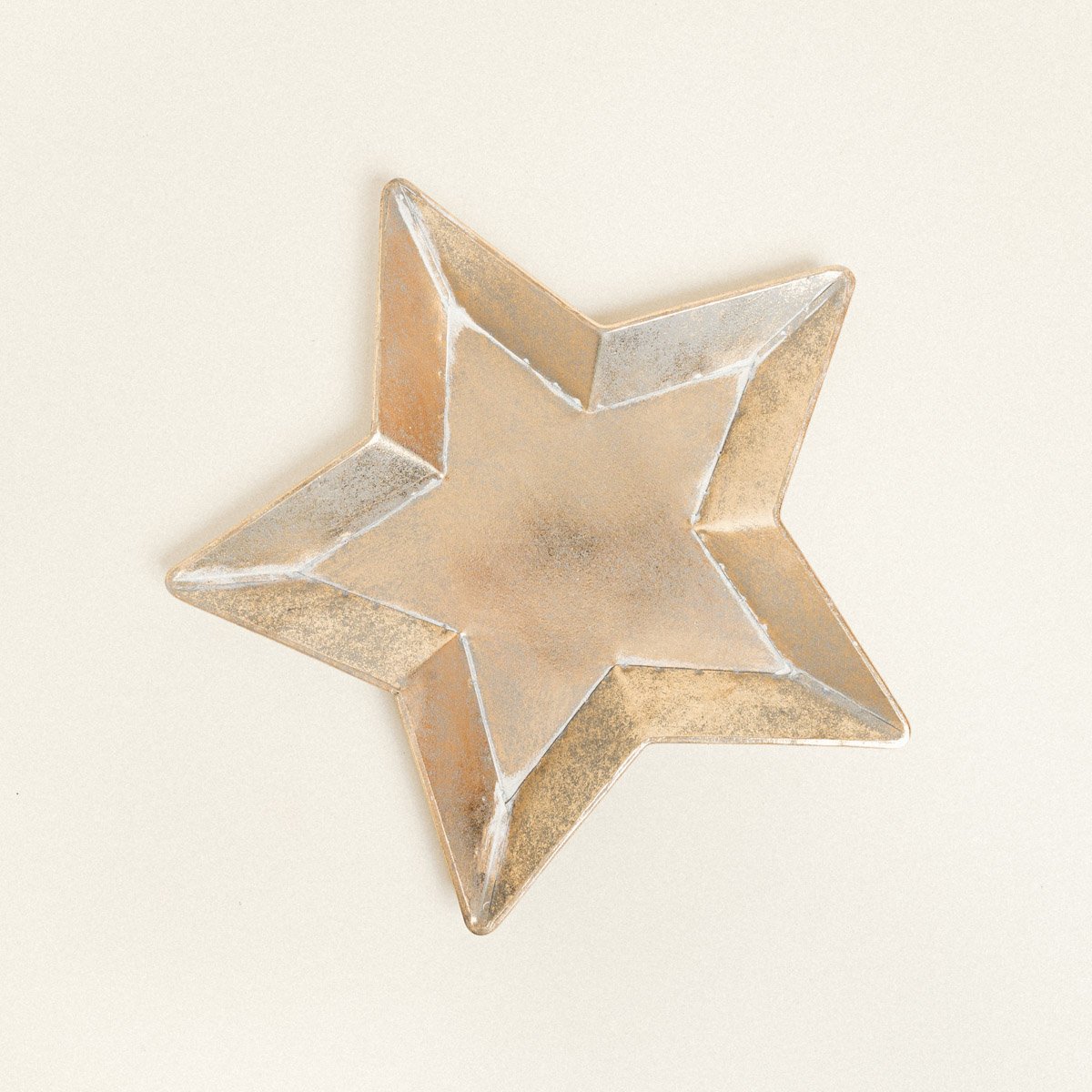 568d889d-df6f-4708-b21a-c6ae0162d6d1 Beauty Home ΜΕΤΑΛΛΙΚΟΣ ΔΙΣΚΟΣ ΑΣΤΕΡΙ ΧΡΥΣΟΣ 36,5 x 38 x 2,5 CM - Image 1