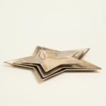 Beauty Home ΜΕΤΑΛΛΙΚΟΣ ΔΙΣΚΟΣ ΑΣΤΕΡΙ ΧΡΥΣΟΣ 36,5 x 38 x 2,5 CM - Image 2