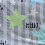 Beauty Home Σετ σεντόνια φανελένια μονά με λάστιχο Hello Art 6321 105x200+32 Γκρι,Μπλε - Image 2