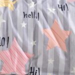 Beauty Home Σετ παπλωματοθήκη φανελένια μονή Hi Art 6322 160x240 Γκρι,Ροζ - Image 2