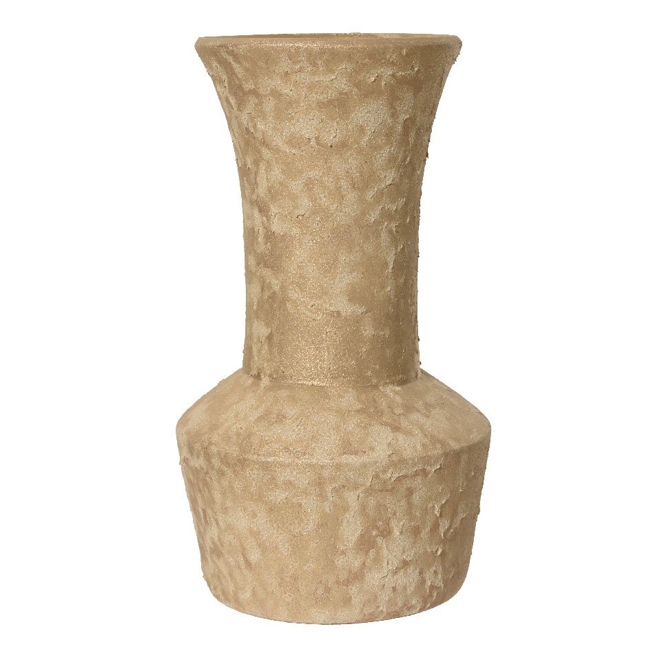 67cccd7c-5880-4ce9-8943-c58e246f27cc Beauty Home Κεραμικό Βάζο με Χρυσό Γκλίτερ 16cm x 30cm - Image 1