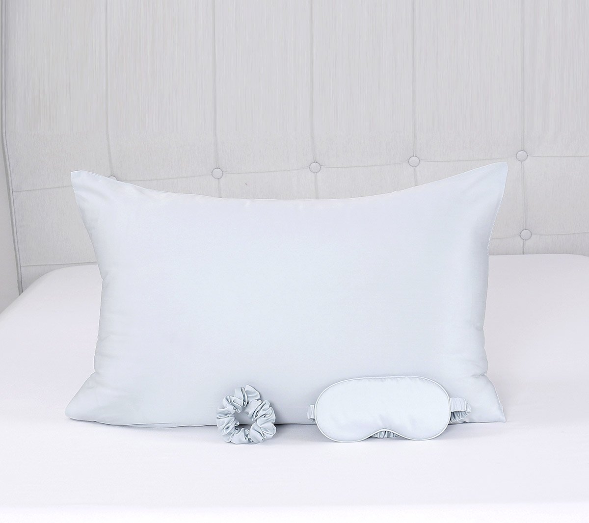 7006_Silver Beauty Home Σετ ομορφιάς ύπνου 3τμχ Art 7006 100% Tencel - Γκρι - Image 1