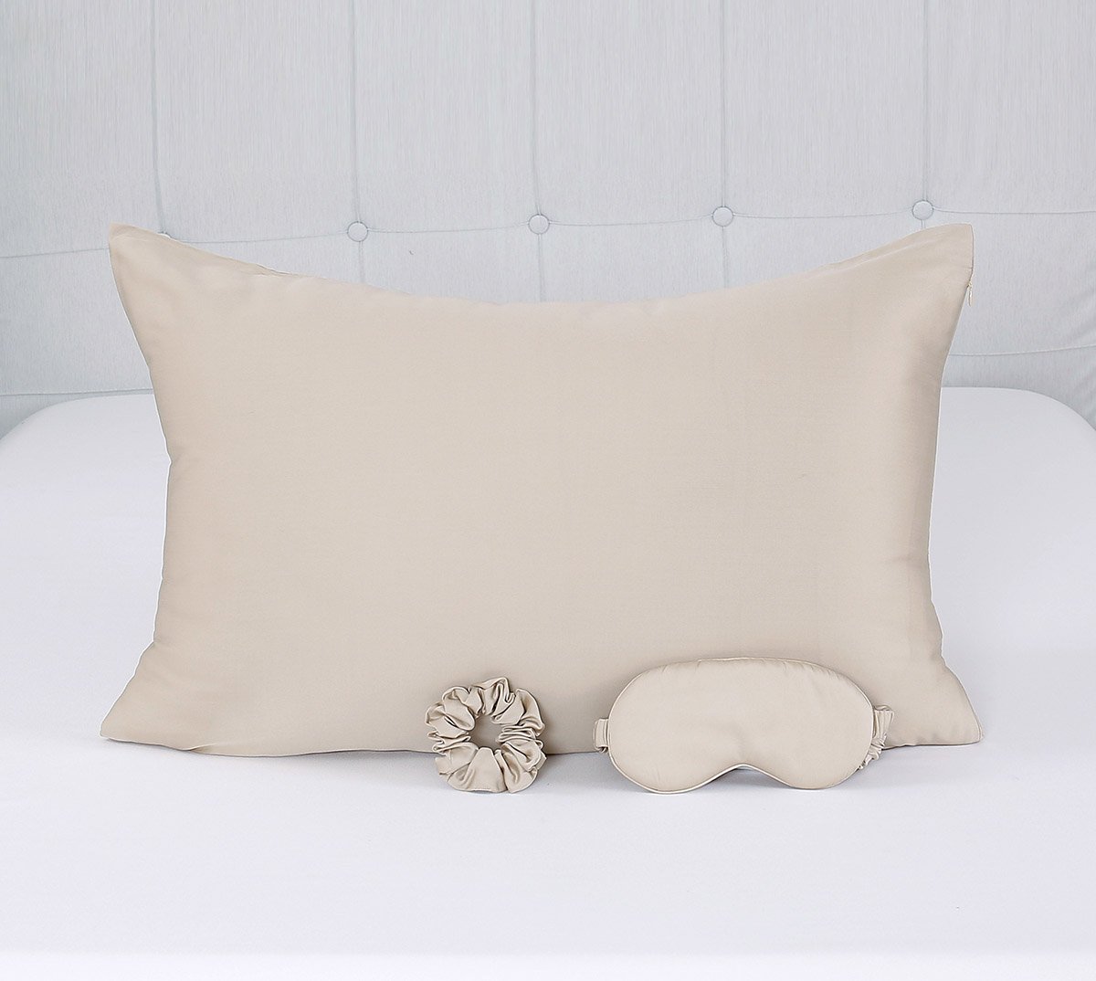 7008_Sand Beauty Home Σετ ομορφιάς ύπνου 3τμχ Art 7008 100% Tencel - Μπεζ - Image 1