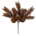 Beauty Home Κλαδί με σοκολά γκλίτερ 18 cm