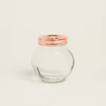 Beauty Home ΒΑΖΑΚΙ ΜΕ ΚΑΠΑΚΙ ΡΟΖ ΧΡΥΣΟ 8x8x5,5cm – 180ml - Image 2