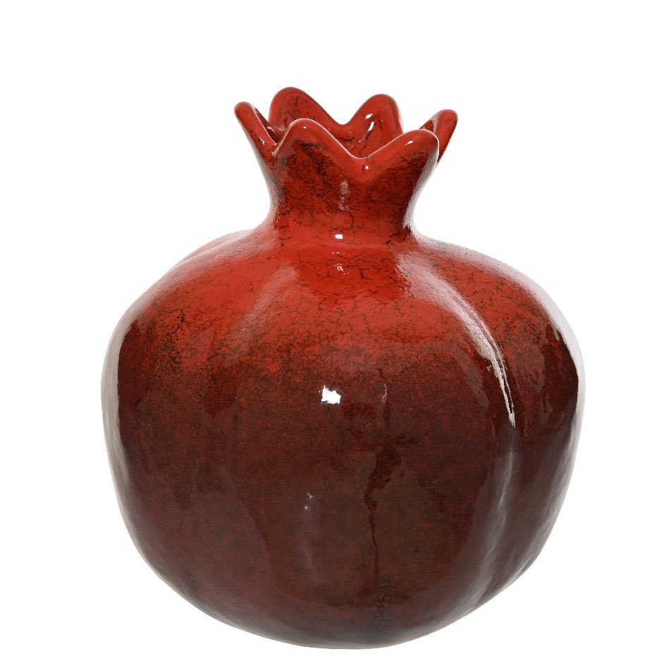 81a43503-cbf2-43aa-9156-90cbe998827c Beauty Home Κεραμικό Βάζο Ρόδι 20 x 21 cm - Image 1