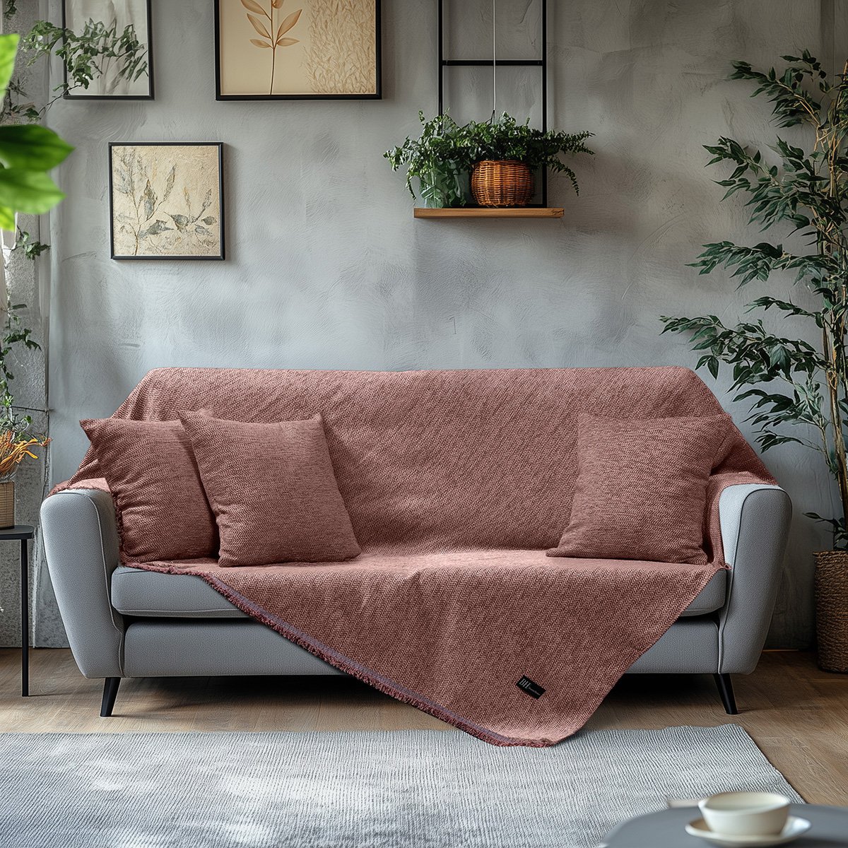 8644 Beauty Home Ριχτάρι Τετραθέσιο Art 8644 170x350 Σάπιο Μήλο - Image 1