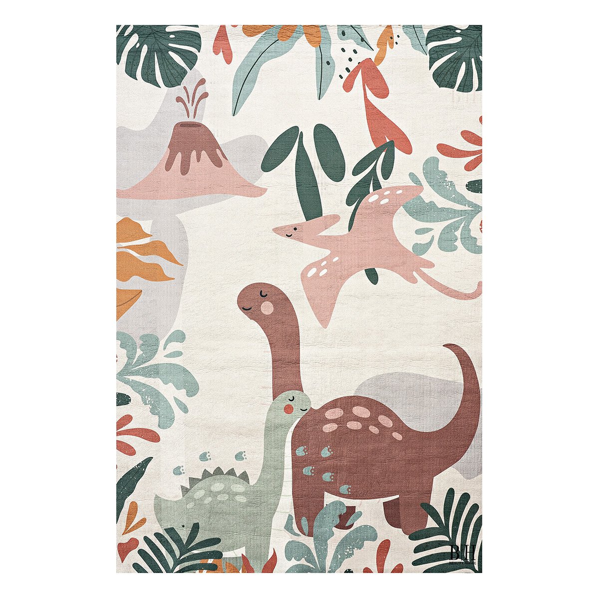 9548 Beauty Home Χαλί παιδικό Fun Art 9548 160x230 Μπεζ - Image 1