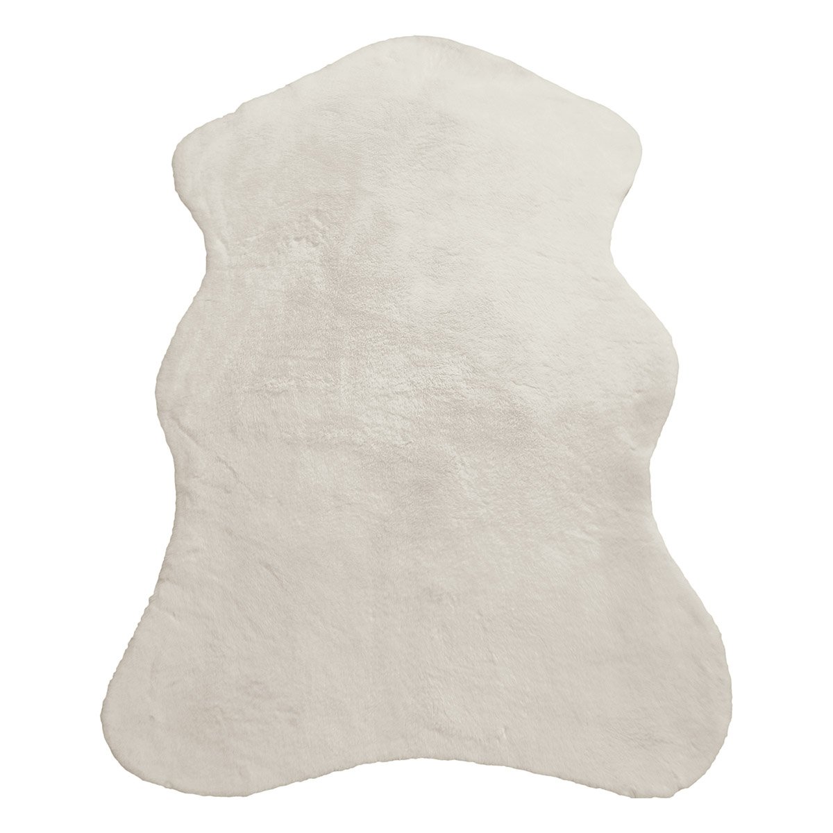 9641_sheepskin Beauty Home Πατάκι Rabbit Art 9641 Τομαράκι 80x120 Εκρού - Image 1