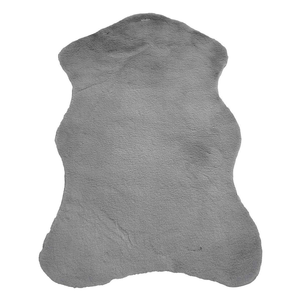 9643_sheepskin Beauty Home Πατάκι Rabbit Art 9643 Τομαράκι 80x120 Γκρι - Image 1