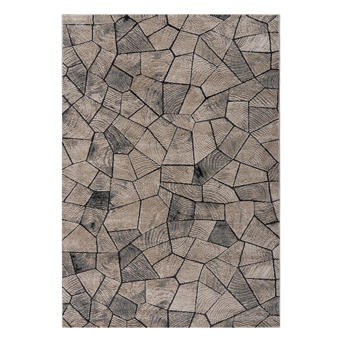 9837 Beauty Home Σετ Κρεβατοκάμαρας 3τμχ Serena Art 9837 (67x140+67x140+67x230) Μπεζ,Γκρι - Image 1