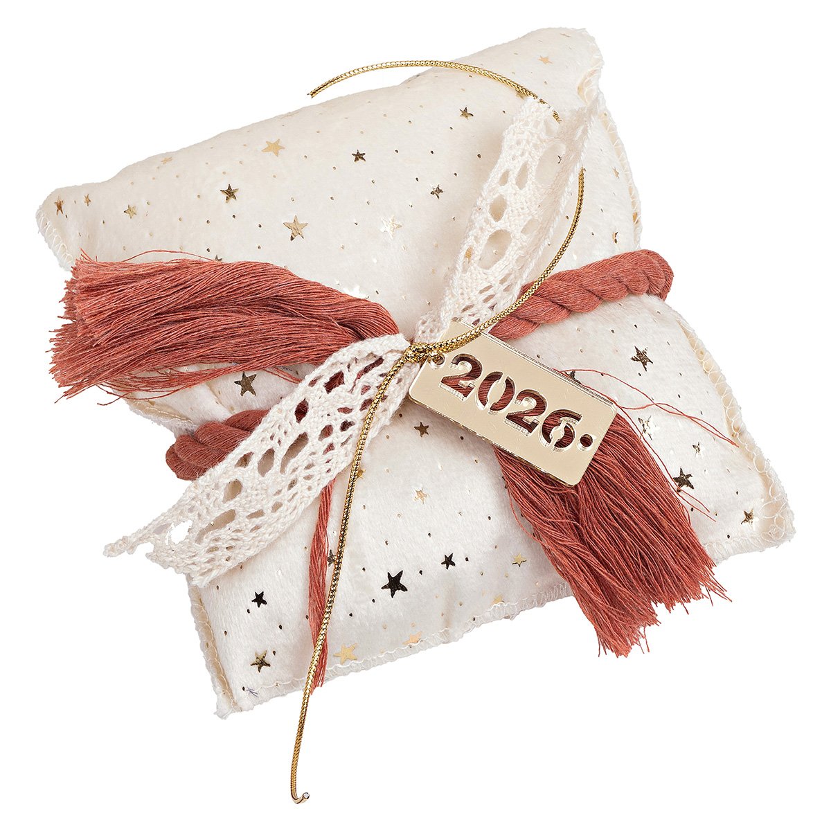 986d0c16-91f2-4cea-8b9e-8b87264d3cba Beauty Home ΜΑΞΙΛΑΡΙ ΜΕ ΧΡΟΝ. Βελούδο Εκρού Με Χρυσά Αστέρια - Image 1