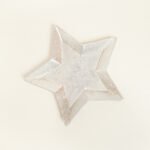 Beauty Home ΜΕΤΑΛΛΙΚΟΣ ΔΙΣΚΟΣ ΑΣΤΕΡΙ ΑΣΗΜΙ 36,5 x 38 x 2,5 CM