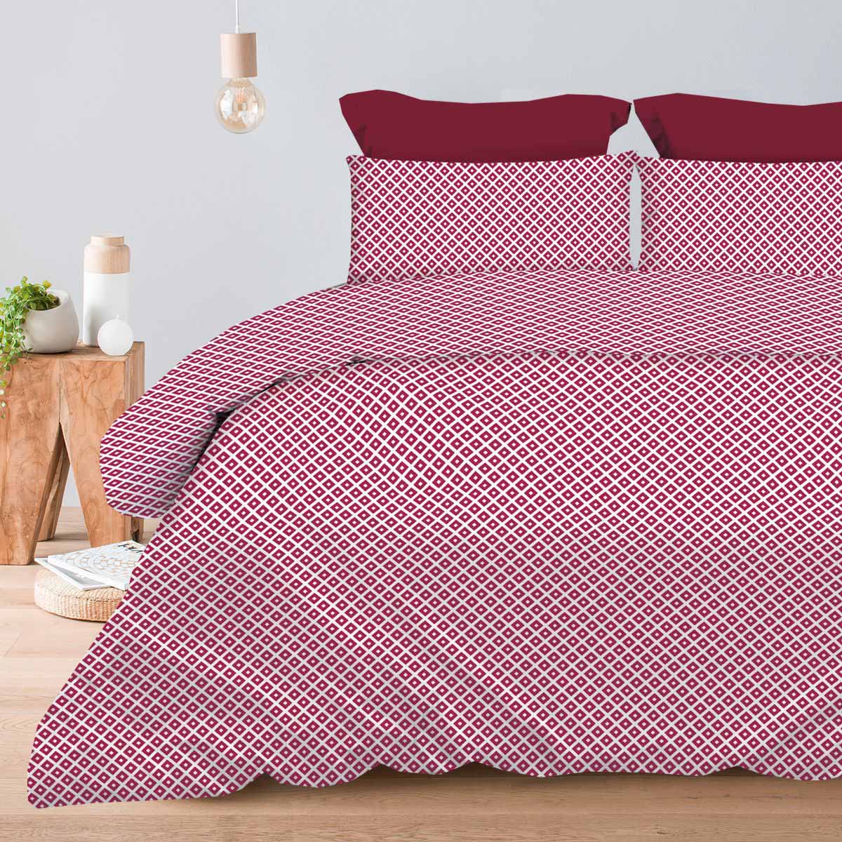 ARIEL-RED-1 Σετ Παπλωματοθήκη Υπέρδιπλη 230×250 Ariel Redwine Astron Italy - Image 1