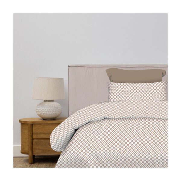 Σετ Παπλωματοθήκη Μονή 170×250 Ariel Beige Astron Italy