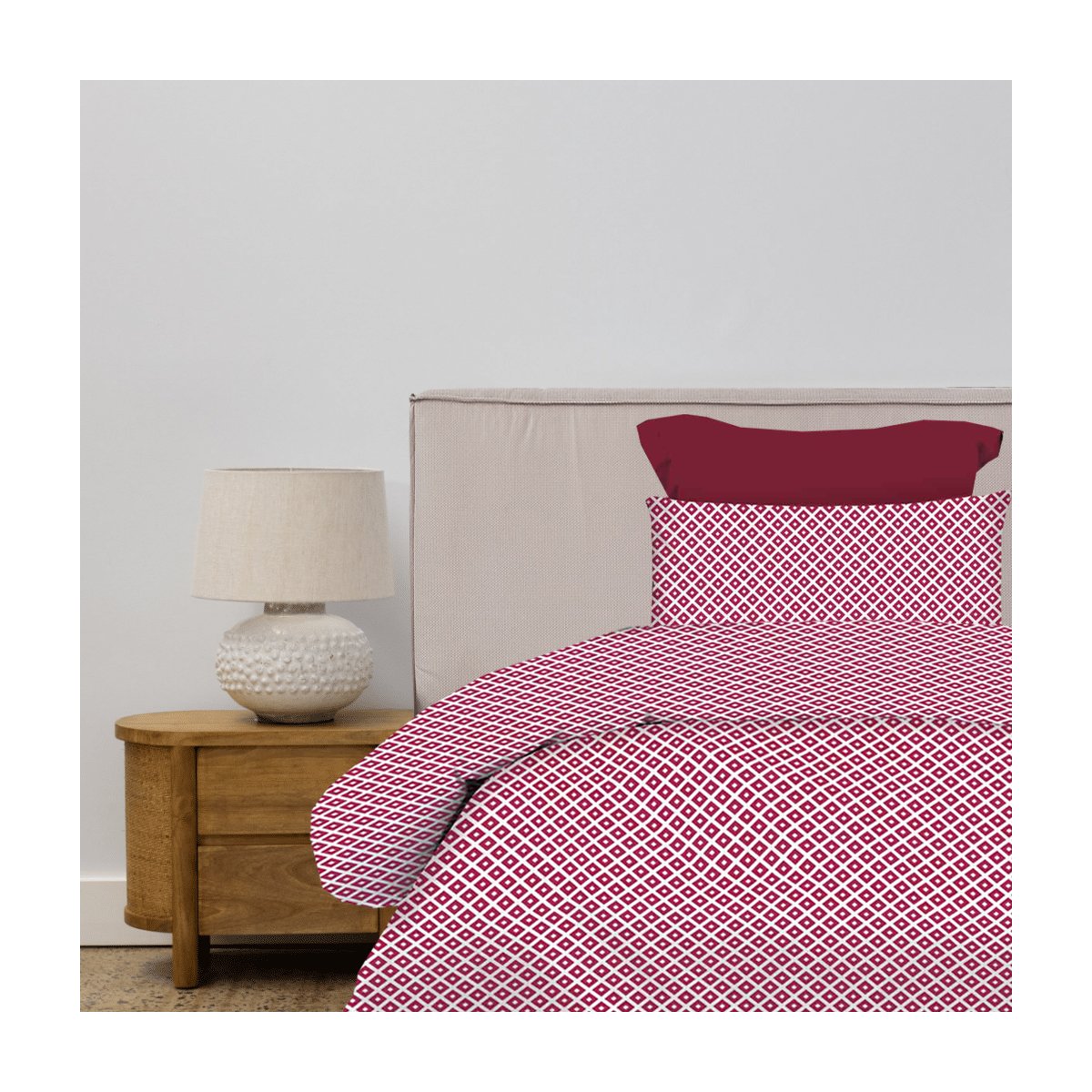 Ariel-Wine-mono-1 Σετ Παπλωματοθήκη Μονή 170×250 Ariel Redwine Astron Italy - Image 1