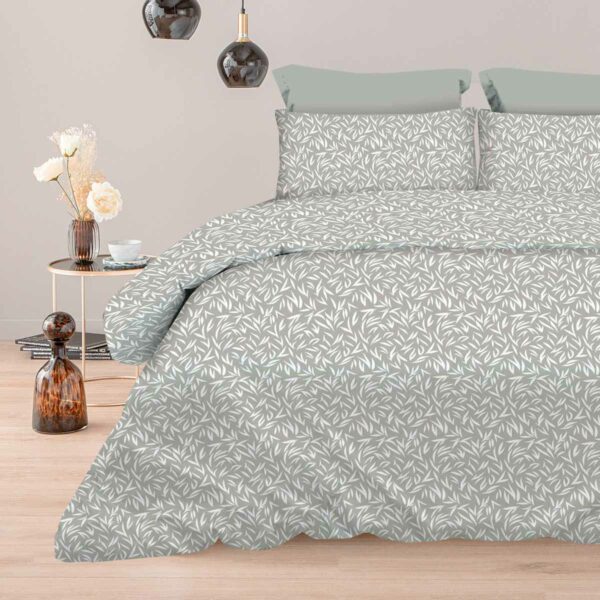 Σετ Παπλωματοθήκη Υπέρδιπλη 230×250 Emelia Grey Astron Italy