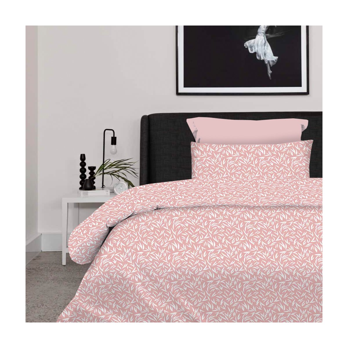 Emelia-Dusty-Rose-mono-1 Σετ Σεντόνια Μονά 175×260 Emelia Dusty Rose Astron Italy - Image 1