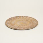 Beauty Home ΠΙΑΤΕΛΑ ΜΕΤΑΛΛΙΚΗ ΧΡΥΣΟ ΑΝΤΙΚΕ ΑΝΑΓΛΥΦΗ 38 cm