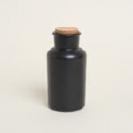 Beauty Home ΜΠΟΥΚΑΛΑΚΙ ΜΑΥΡΟ ΜΑΤ ΜΕ ΦΕΛΛΟ 17 x 8 cm 500 ml