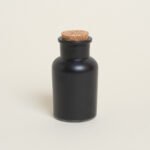 Beauty Home ΜΠΟΥΚΑΛΑΚΙ ΜΑΥΡΟ ΜΑΤ ΜΕ ΦΕΛΛΟ 11 x 5,7 cm 125 ml