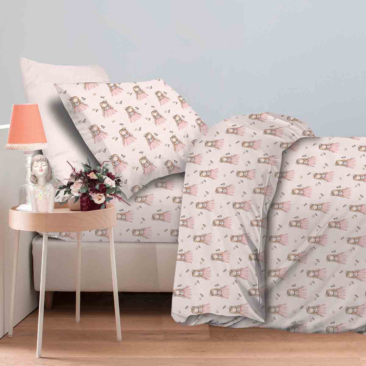 PRINCESS-BEDSHEET Παιδικό Σεντόνι Με Λάστιχο 1Χ(105Χ200+30)+1Χ(52χ72) Princess Astron Italy - Image 1