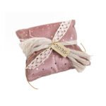 Beauty Home ΜΑΞΙΛΑΡΙ ΜΕ ΧΡΟΝ. Βελούδο Σάπιο Μήλο Με Χρύσα Αστέρια