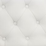 ΑΝΑΚΛΙΝΔΡΟ T.CHESTERFIELD NIOVI HM3008.02 PU ΛΕΥΚΟ-ΜΑΥΡΑ ΠΟΔΙΑ(ΔΕΞΙ)190x61x84Yεκ - Image 4