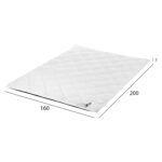 ΑΝΩΣΤΡΩΜΑ ΑΦΡΟΥ HM670.06 ΛΕΥΚΟ 160x200x5Y εκ. - Image 2