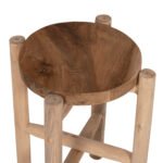 ΑΝΘΟΣΤΗΛΗ HOVER HM7935 ΞΥΛΟ ΤΕΑΚ ΣΕ ΦΥΣΙΚΟ ΧΡΩΜΑ Φ30x75,5Υεκ. - Image 4