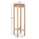 ΑΝΘΟΣΤΗΛΗ HOVER HM7936 ΞΥΛΟ ΤΕΑΚ ΣΕ ΦΥΣΙΚΟ ΧΡΩΜΑ Φ30x100Yεκ. - Image 2