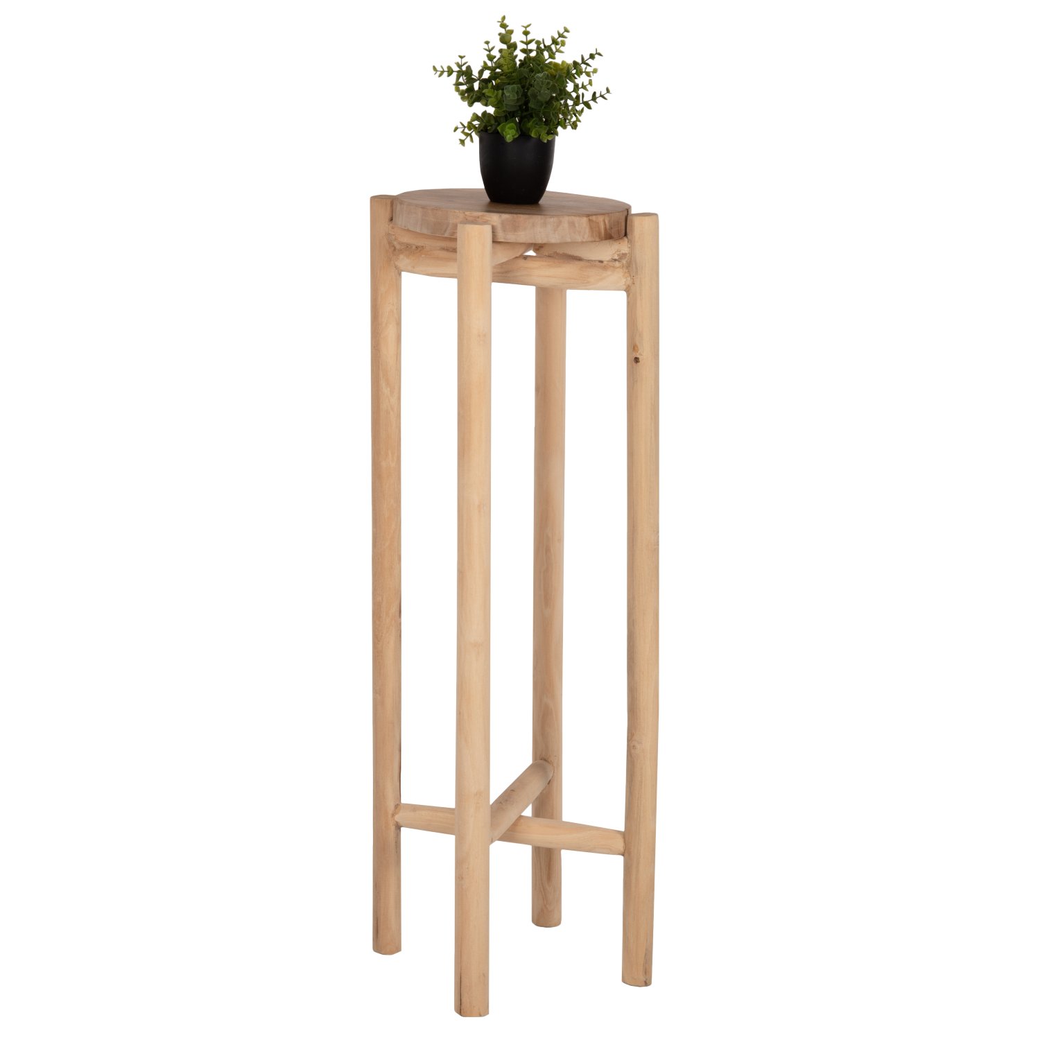 anthostili-fb97936-xylo-teak-se-fysiko-c ΑΝΘΟΣΤΗΛΗ HOVER HM7936 ΞΥΛΟ ΤΕΑΚ ΣΕ ΦΥΣΙΚΟ ΧΡΩΜΑ Φ30x100Yεκ. - Image 1