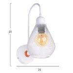 ΑΠΛΙΚΑ ΤΟΙΧΟΥ ΛΕΥΚΟ HM7639.03 25x25x25 εκ. - Image 2